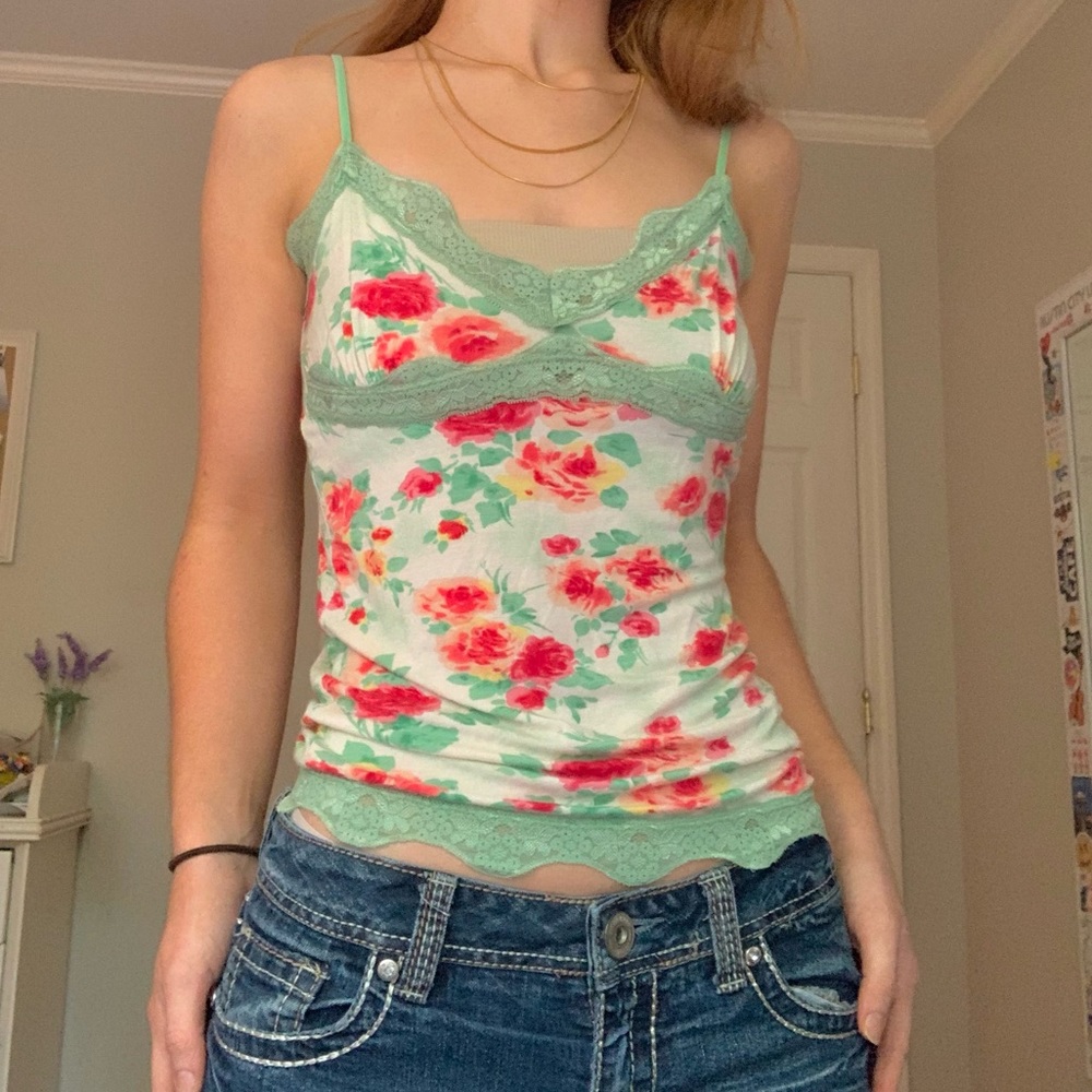 Y2K Free People Lace Cami💐